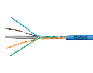Schrack Cat.6 modrá / Instalační kabel / U/UTP / 305 m / LS0H / drát