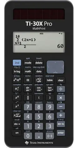 Texas Instruments TI-30 X Pro MathPrint / Kalkulačka / školní / na baterie