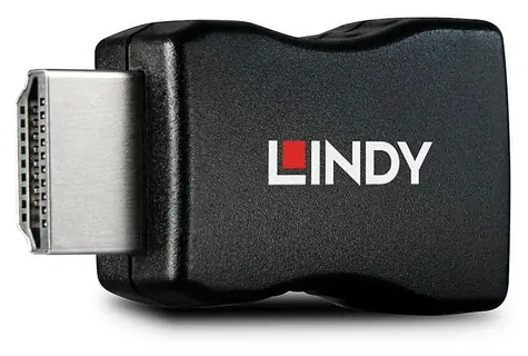 Lindy 32104 EDID Emulator černá / Adaptér / HDMI-A - HDMI-A / 4K 30Hz / 18Gbit/s / HDCP