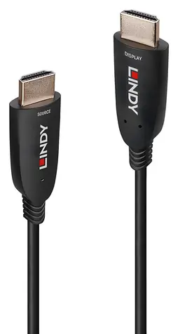 Lindy Fibre Optic Hybrid HDMI kabel 100 m / HDMI kabel / HDMI 2.1 / 8K60Hz / optický hybrid / pozlacené konektory