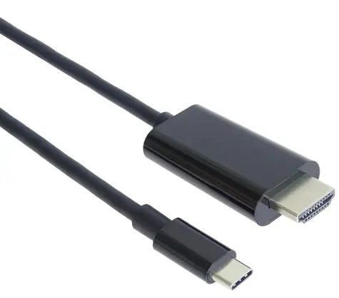 PremiumCord adaptér USB-C - HDMI černá / Adaptér / 2 m / 4K 60Hz