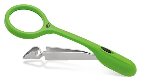WEDO Quickex zelená / Odstraňovač klíšťat / lupa / LED