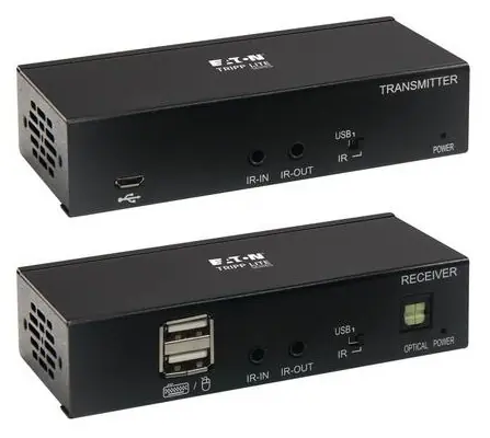 Eaton Tripp Lite B127A-1A1-BCBH černá / AV extender / USB-C - HDMI / Cat6 / 4K 60Hz / dosah 70 m
