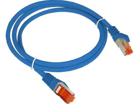 AVIZIO KKS6NIE0.5 modrá / Patch kabel / Cat6 / F/UTP / RJ-45 / 0,5 m