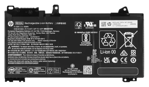 HP baterie 45Wh / Baterie pro notebook / Li-Ion