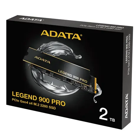 ADATA LEGEND 900 PRO 2TB / SSD / M.2 2280 / PCIe Gen4x4 / čtení: 7400MB/s / zápis: 6500MB/s / chladič / 5R