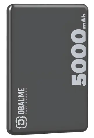 OBAL:ME MagNetix černá / Powerbanka / 5 000 mAh / MagSafe / 15W bezdrátové / 20W USB-C