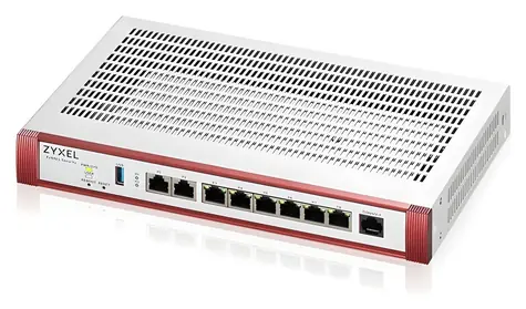 ZyXEL USG Flex 200H / Firewall / 2x 2,5 Gb LAN / 6x 1 Gb LAN / 1x USB / 1 rok Security Bundle