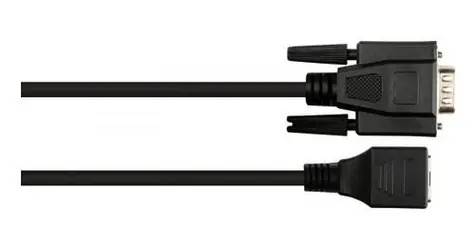 Good Connections Adaptér RJ45 na RS232 černá / Adaptér / RJ45 (F) - RS232 D-SUB9 (M) / 0,1 m
