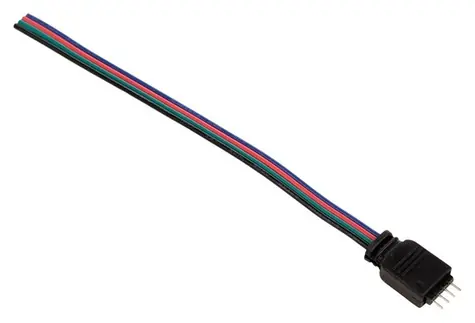 Konektor RGB LED pásku s piny / Konektor / Propojovací