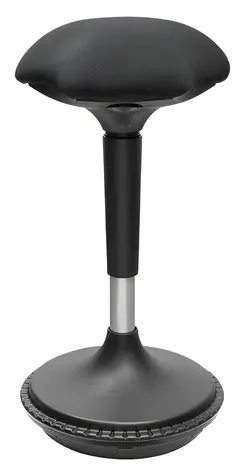 LogiLink Aktivní sedací stolička černá / Sedací stolička / výškově nastavitelná / 63-87 cm / do 125 kg