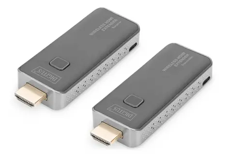 Digitus DS-55318 černá / Bezdrátový HDMI extender / dosah 50 m / Full HD 60Hz / Wi-Fi 5 GHz / WPA2