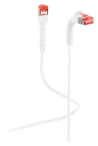 Shiverpeaks Cat 6A U/FTP bílá / Patch kabel / 0,25 m / Flexibilní konektor / RJ-45