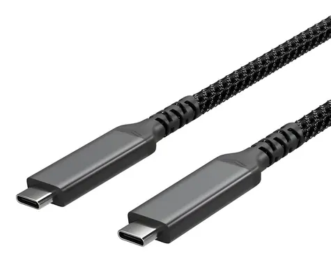 Shiverpeaks USB-C nabíjecí kabel textilní / Nabíjecí kabel / USB-C - USB-C / USB 3.2 / 100 W PD / 2 m
