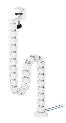 Neomounts ADS06-131WH bílá / Kabelové vedení / 1357×99,4×135 mm / Ocel