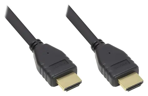 Good Connections HDMI 2.0b kabel černá / Propojovací kabel / HDMI-HDMI / 4K UHD 60Hz / 0,5 m