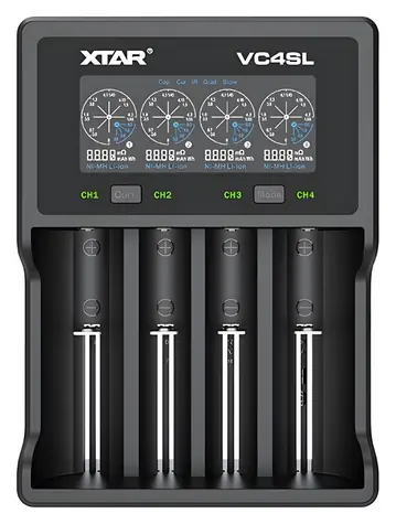 XTAR VC4SL / Nabíječka baterií / Li-Ion / Ni-MH / Ni-Cd / 4 sloty / 18650