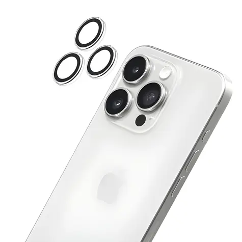 LAUT Prime Glass iPhone 16 Pro/16 Pro Max / Ochranné sklo na čočku fotoaparátu / tvrzené sklo 9H / instalační sada