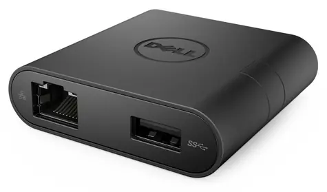DELL Adaptér USB-C na HDMI a Ethernet černá / Adaptér / USB-C / HDMI / RJ-45 / USB-A 3.2 Gen2