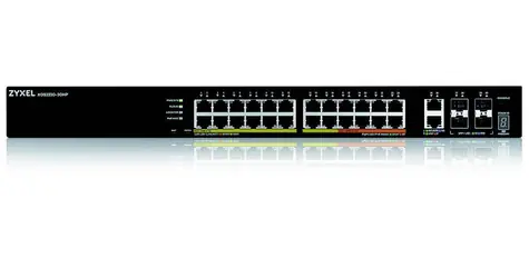 ZyXEL XGS2220-30HP / Switch / 24x GbE PoE+ / 4x SFP+ 10GbE / 400W PoE / L3 / Nebula FlexPro