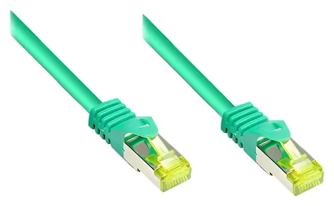 Good Connections Cat7 zelená / Patch kabel / S/FTP / 2 m / RJ-45 / 600 MHz