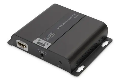 Digitus DS-55125 / HDMI extender / přijímací jednotka / 4K / PoE / 120 m