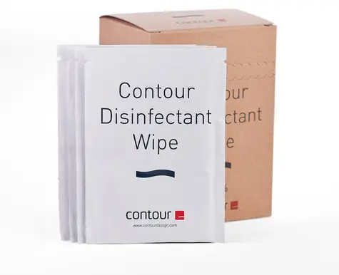 Contour Dezinfekční ubrousky 20 ks / Dezinfekční ubrousky / 70% alkohol