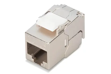 Digitus DN-93615-S šedá / Keystone modul / CAT6A / stíněný / RJ-45 / LSA