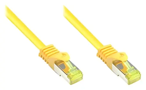 Good Connections Cat7 žlutá / Patch kabel / S/FTP / RJ-45 / 2 m / 600 MHz / 10 Gbit/s