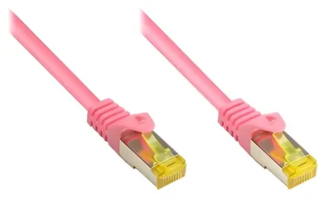 Good Connections Cat7 magenta / Patch kabel / S/FTP / 2 m / RJ-45 / 600 MHz