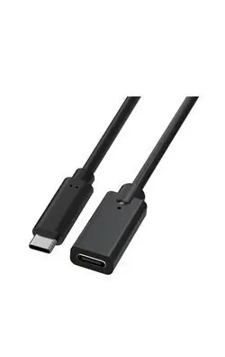 TB Touch USB-C (M) - USB-C (F) černá / Datový kabel / Thunderbolt 4/3 / 1 m