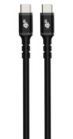 TB Touch USB-C kabel černý 1m / Nabíjecí a datový kabel / USB-C - USB-C / 60 W / 480 Mb/s / silikonový
