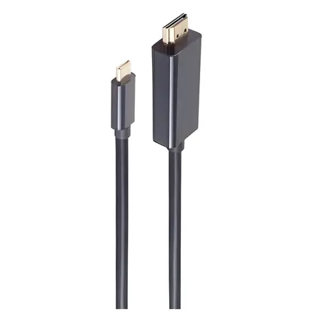 Shiverpeaks HDMI - USB-C kabel černá / Kabel / 4K/60Hz / HDCP 2.2 / 1 m