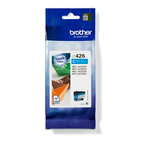Brother LC-426C azurová / Inkoustová cartridge / Originál / 1500 stran / MFC-J4540DWXL