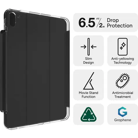 ZAGG Crystal Palace Folio transparentní / Ochranné pouzdro / Apple iPad Pro 11