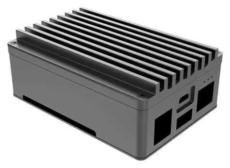 Akasa Skyline 3 Pro černá / Skříň / pro ASUS Tinker Board 3/3S / bez zdroje / pasivní chlazení