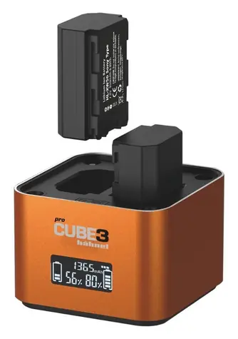 Hähnel ProCube3 Sony / Nabíječka / 2x Li-Ion akumulátor / LCD displej / USB-C PD 30W