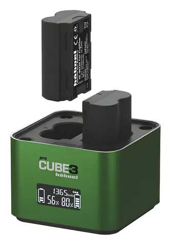Hähnel ProCube3 Fujifilm / Nabíječka / 2x Li-Ion akumulátor / LCD displej / USB-C PD 30W