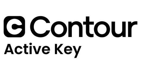 Contour AK-4400-G bílá / Klávesnice s touchpadem / Nízký profil / USB / DE layout