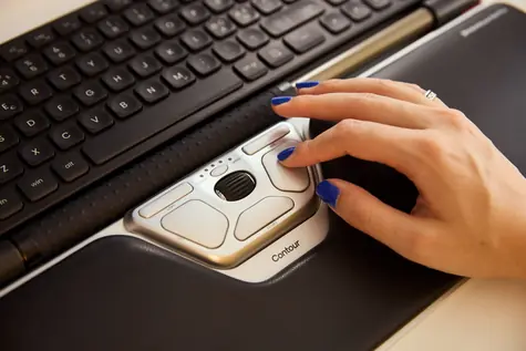 Contour RollerMouse Red Plus / Myš s ergonomickou podložkou / 2800 DPI / 6 tlačítek / USB-C