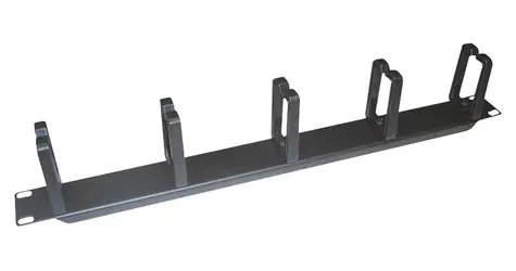 LogiLink černá / Panel pro správu kabelů / 19