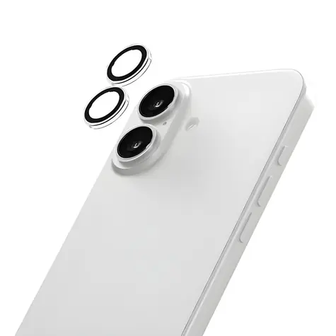 LAUT Prime Glass Camera Ring iPhone 17 černá / Ochranné sklo fotoaparátu / tvrzené sklo 9H / instalační rámeček