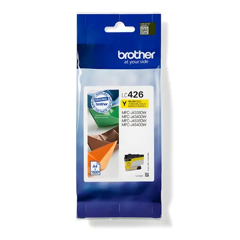 Brother LC-426Y žlutá / Inkoustová cartridge / Originál / 1500 stran / MFC-J4540DWXL