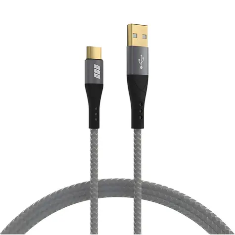 EFB / Datový kabel USB-A - USB-C / 60W / 3m / šedá