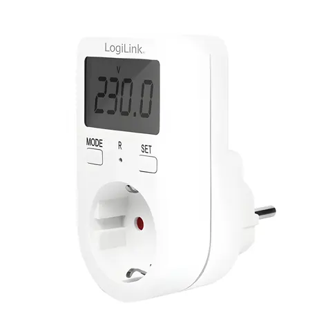 LogiLink Měřič spotřeby energie / Měřič spotřeby energie / LED displej / 16 A / 3680 W
