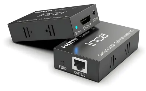 Inca IEX-60 černá / Rozšiřovač HDMI / HDMI 1.4a / Cat5e/6 / Full HD 60Hz