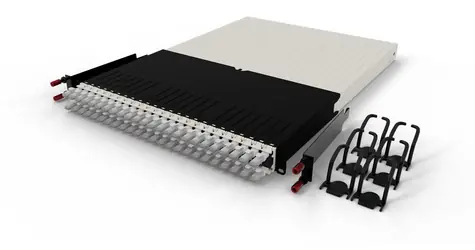 PatchBox One Cassette 30RU UTP bílá / Organizér kabeláže do racku / 19