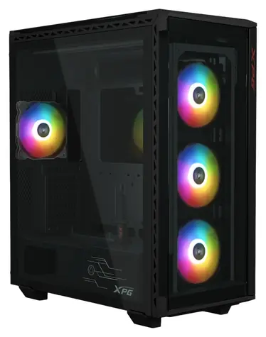 ADATA XPG BATTLECRUISER II černá / Skříň / E-ATX / 2x USB-A 3.2 / 1x USB-C 3.2 / 4x 120mm / průhledná bočnice