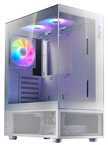 ADATA XPG INVADER X MINI bílá / Skříň / ATX, mATX, Mini-ITX / 1x USB-C 3.2 / tvrzené sklo / bez zdroje