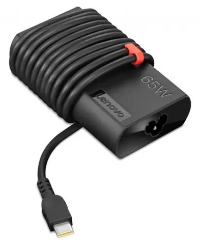 Lenovo ThinkPad Slim 65W AC Adapter černá / Napájecí adaptér / Slim Tip / 65 W / USB-C